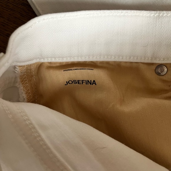 7 for all mankind white jeans - Picture 5 of 7